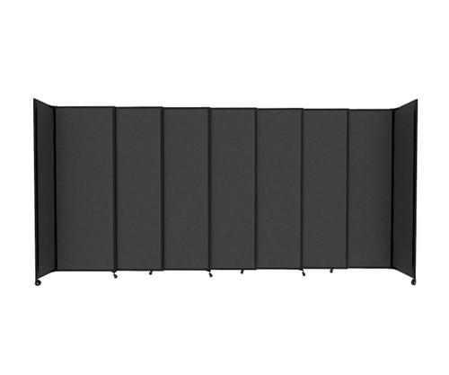 StraightWall Sliding Portable Partition 15'6" x 7'6" Classic Gray Fabric