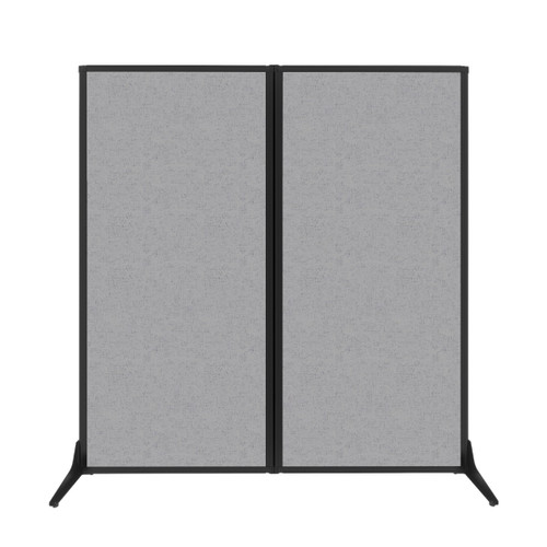 Work Station Screen 66" x 70" Slate Fabric