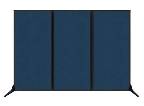 Work Station Screen 99" x 70" Navy Blue Fabric