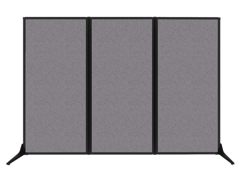 Work Station Screen 99" x 70" Cloud Gray Fabric