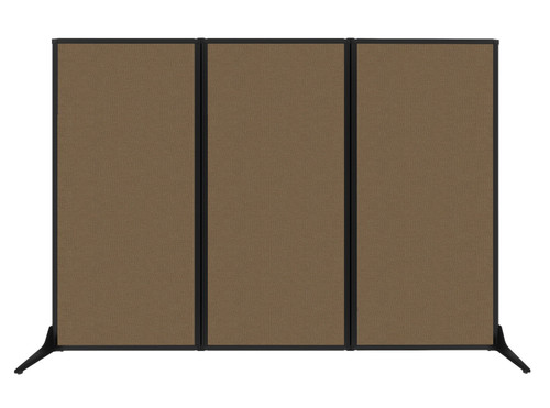 Work Station Screen 99" x 70" Latte Fabric