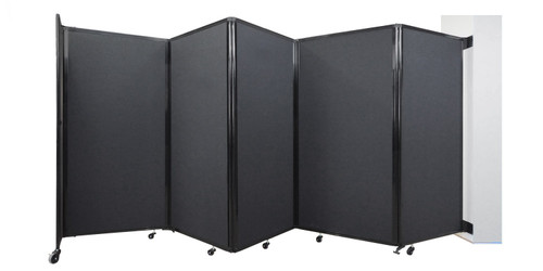 The Room Divider 360 Wall-Mounted Accordion Partition.