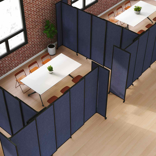 Create private rooms or areas in your office using The StraightWall Sliding Portable Partition.