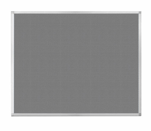 Portable and Acoustic Partition Hush Panel Configurable Cubicle Partition 5' x 4' Ash Gray Fabric