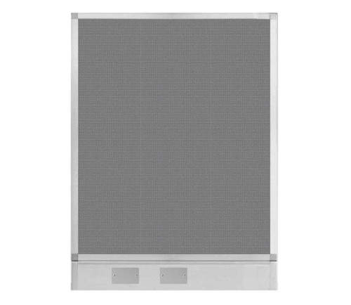 Configurable Acoustic Cubicle Partition Electric Hush Panel 3' x 4' Ash Gray Fabric w/ Electric Channel