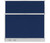Configurable Acoustic Cubicle Partition Electric Hush Panel 6' x 6' Navy Blue Fabric w/ Electric Channel
