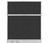 Configurable Acoustic Cubicle Partition Electric Hush Panel 5' x 6' Black Fabric w/ Electric Channel