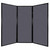 Privacy Screen 7'6" x 6'8" Dark Gray SoundSorb