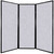 Privacy Screen 7'6" x 7'4" Marble Gray SoundSorb