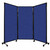 QuickWall Folding Portable Partition 8'4" x 5'10" Blue High Density Polyester