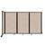 Wall-Mounted Room Divider 360 Folding Partition 8'6" x 5' Beige High Density Polyester