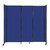StraightWall Sliding Portable Partition 7'2" x 6'10" Blue High Density Polyester