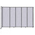 Wall-Mounted StraightWall Sliding Partition 11'3" x 7'6" Marble Gray High Density Polyester