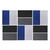 SoundSorb™ Acoustic Rectangles, Wall-Mounted
