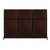 Work Station Screen 99" x 70" Espresso Cherry Wood Grain