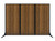 Work Station Screen 99" x 70" Urban Oak Wood Grain
