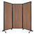 QuickWall Folding Portable Partition 8'4" x 6'8" River Birch Wood Grain