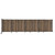 Wall-Mounted StraightWall Sliding Partition 15'6" x 4' Urban Oak Wood Grain