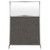 Hush Screen™ Portable Partition 4' x 6' Mocha Fabric Frosted Window With Wheels