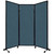 QuickWall¨ Folding Portable Partition 8'4" x 7'4" Caribbean Fabric