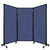 QuickWall¨ Folding Portable Partition 8'4" x 5'10" Cerulean Fabric