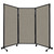QuickWall™ Folding Portable Partition 8'4" x 5'10" Warm Pebble Fabric