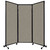 QuickWall¨ Folding Portable Partition 8'4" x 7'4" Warm Pebble Fabric