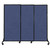 QuickWall¨ Sliding Portable Partition 7' x 5'10" Cerulean Fabric