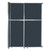 Operable Wall™ Sliding Room Divider 6'10" x 10'3/4" Blue Spruce Fabric - Silver Trim