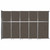 Operable Wall™ Sliding Room Divider 15'7" x 10'3/4" Mocha Fabric - Silver Trim
