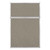 Hush Panel Configurable Cubicle Partition 4' x 6' Warm Pebble Fabric