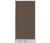Hush Panel Configurable Cubicle Partition 3' x 6' Mocha Fabric W/ Electric Channel