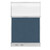 Hush Panel Configurable Cubicle Partition 4' x 6' W/ Window Caribbean Fabric Clear Fluted Window W/ Electric Channel