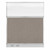 Hush Panel Configurable Cubicle Partition 5' x 6' W/ Window Warm Pebble Fabric Clear Fluted Window W/ Electric Channel