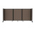 Room Divider 360 Folding Portable Partition 8'6" x 4' Mocha Fabric