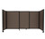 StraightWall Sliding Portable Partition 7'2" x 4' Mocha Fabric