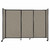 StraightWall™ Sliding Portable Partition 7'2" x 5' Warm Pebble Fabric