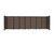 StraightWall Sliding Portable Partition 15'6" x 5' Mocha Fabric
