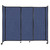 StraightWall™ Sliding Portable Partition 7'2" x 6' Cerulean Fabric
