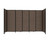 StraightWall Sliding Portable Partition 11'3" x 6'10" Mocha Fabric