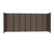 StraightWall Sliding Portable Partition 15'6" x 6'10" Mocha Fabric