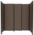 StraightWall Sliding Portable Partition 7'2" x 7'6" Mocha Fabric