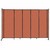 StraightWallª Sliding Portable Partition 11'3" x 7'6" Papaya Fabric