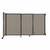 Wall-Mounted StraightWall Sliding Partition 7'2" x 4' Warm Pebble Fabric
