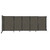 Wall-Mounted StraightWallª Sliding Partition 11'3" x 4' Mocha Fabric