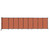 Wall-Mounted StraightWallª Sliding Partition 19'9" x 5' Papaya Fabric