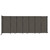 Wall-Mounted StraightWallª Sliding Partition 15'6" x 6' Mocha Fabric