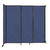 Wall-Mounted StraightWall™ Sliding Partition 7'2" x 6'10" Cerulean Fabric