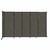 Wall-Mounted StraightWallª Sliding Partition 11'3" x 6'10" Mocha Fabric