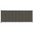Wall-Mounted StraightWall™ Sliding Partition 19'9" x 7'6" Mocha Fabric